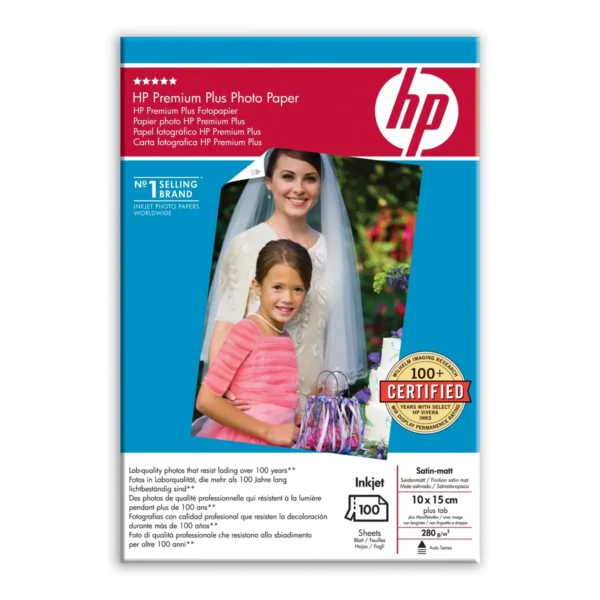 HP Premium Plus Satin-matt White Satin-matte