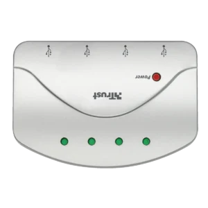 Trust 4 Port USB2 Powered Hub HU-5540 480 Mbit/s Silver