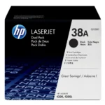HP 38A 2-pack Black Original LaserJet Toner Cartridges Q1338D toner cartridge 2 pc(s)