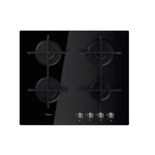 Whirlpool GOS 6413/NB hob Black Built-in Gas 4 zone(s)
