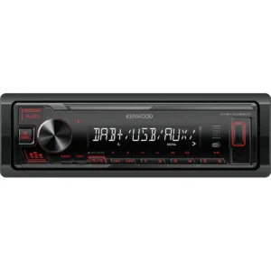 Kenwood KMM-DAB307 car media receiver Black 200 W