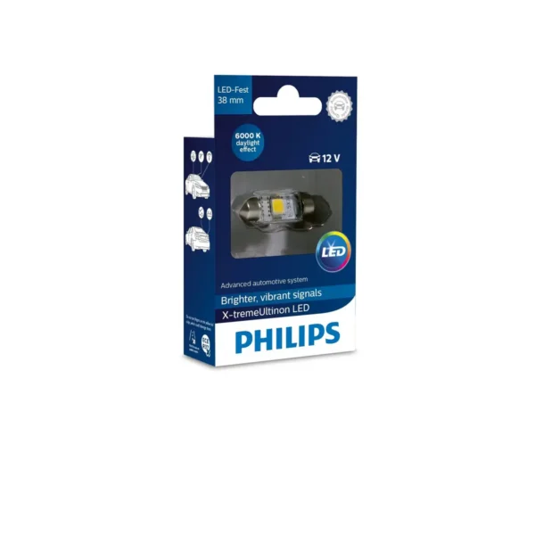 Philips X-tremeVision LED X-tremeUltinon LED 128596000KX1 Car interior and signalling bulb