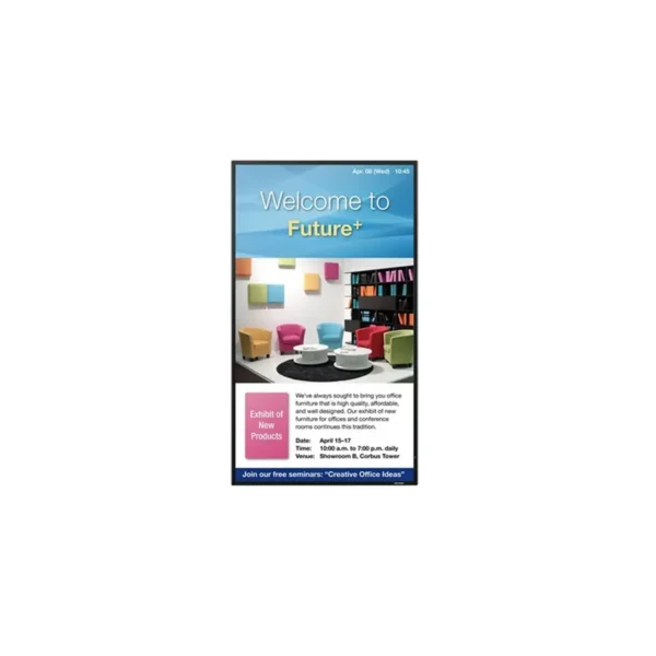 Sharp PN-E603 Signage Display Digital signage flat panel 152.4 cm (60″) LED 450 cd/m² Full HD Black