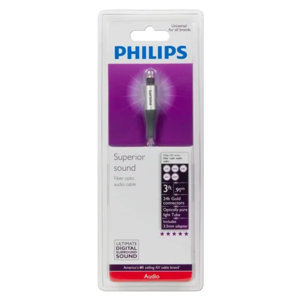 Philips SWA3301H/17 audio cable 0.9 m Silver