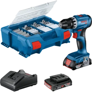 Bosch GSR 18V-45 Professional 500 RPM Keyless 900 g Black, Blue