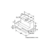 Siemens LI23032SD cooker hood Semi built-in (pull out) Stainless steel 400 m³/h