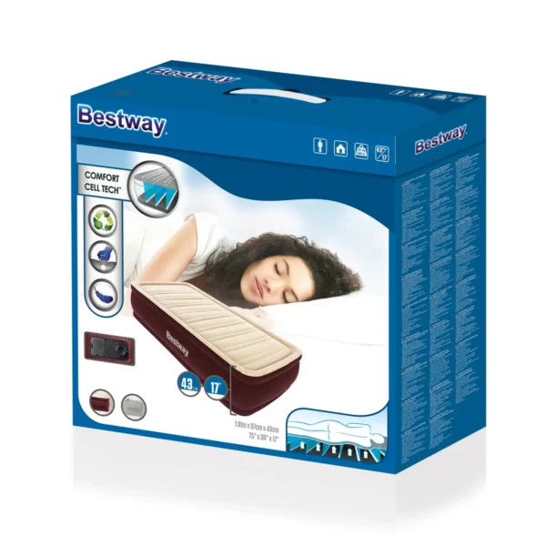 Bestway Comfort Cell New Comfort Raised Airbed/Single