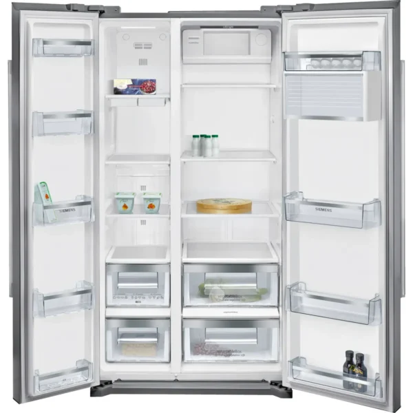 Siemens KA90NVI30 side-by-side refrigerator Freestanding 573 L Silver