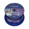 Verbatim DVD+R Double Layer Wide Inkjet Printable 8x
