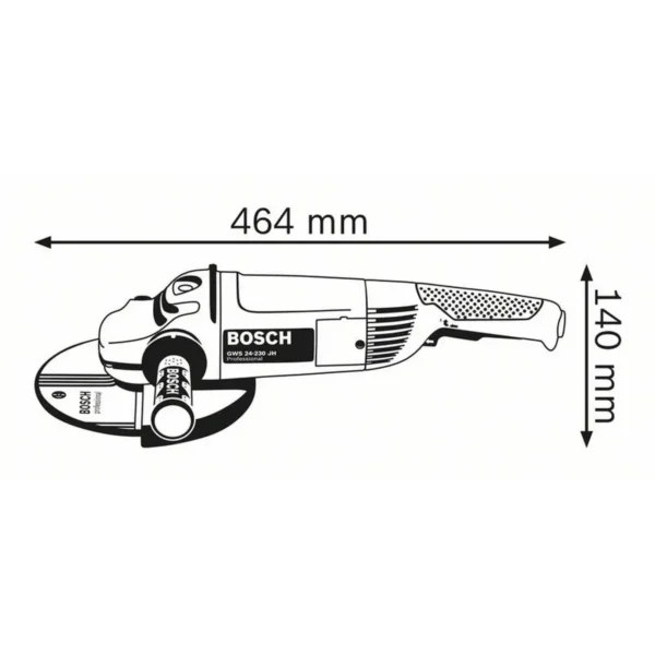 Bosch GWS 24-230 JH angle grinder 18 cm 6500 RPM 2400 W 5.2 kg