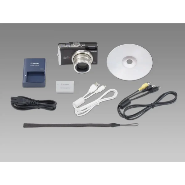 Canon PowerShot SX200 IS 1/2.3″ Compact camera 12.1 MP CCD 4000 x 3000 pixels Black