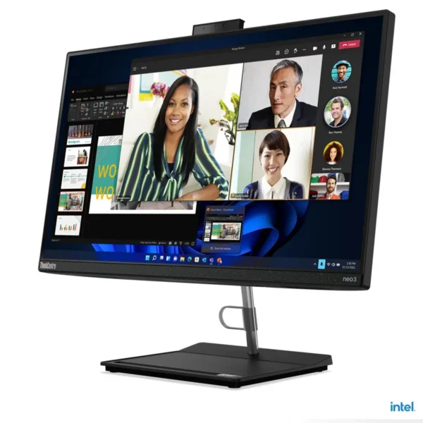 Lenovo ThinkCentre neo 30a 24 Intel® Core™ i5 i5-1240P 60.5 cm (23.8″) 1920 x 1080 pixels All-in-One PC 8 GB DDR4-SDRAM 256 GB SSD Windows 11 Pro Wi-Fi 6 (802.11ax) Black