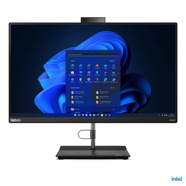 Lenovo ThinkCentre neo 30a 24 Intel® Core™ i5 i5-1240P 60.5 cm (23.8″) 1920 x 1080 pixels All-in-One PC 8 GB DDR4-SDRAM 256 GB SSD Windows 11 Pro Wi-Fi 6 (802.11ax) Black