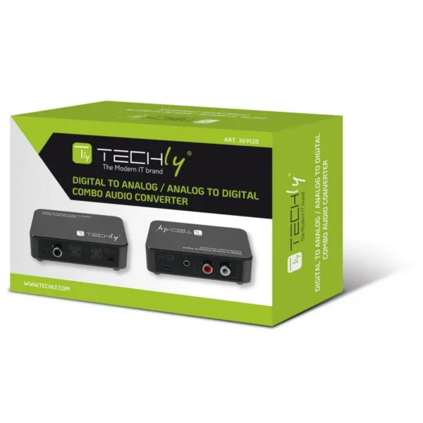 Techly IDATA SPDIF-10 audio converter Black