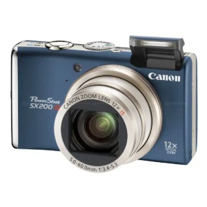 Canon PowerShot SX200 IS 1/2.3″ Compact camera 12.1 MP CCD 4000 x 3000 pixels Blue