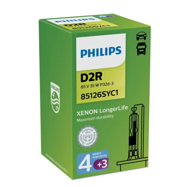 Philips LongerLife Xenon 85126SYC1 Xenon warranty