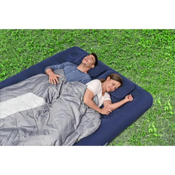 Bestway Air Mattress Queen with Manual Hand Pump 2.03 m x 1.52 m x 22 cm