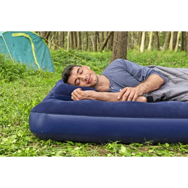 Bestway Air Mattress Queen with Manual Hand Pump 2.03 m x 1.52 m x 22 cm