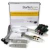 StarTech.com 7.1 Channel Sound Card – PCI Express, 24-bit, 192KHz