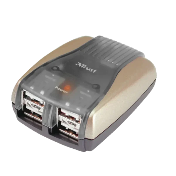 Trust 4 PORT COMPACT USB 2.0 POWER HUB 480 Mbit/s