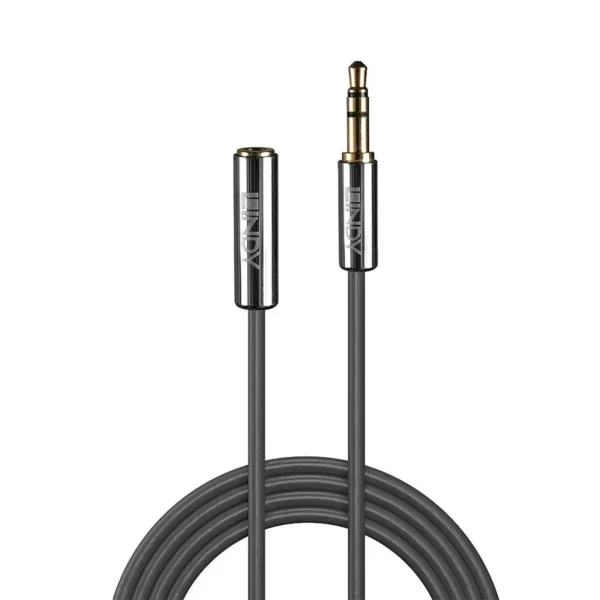 Lindy 10m 3.5mm Extension Audio Cable, Cromo Line