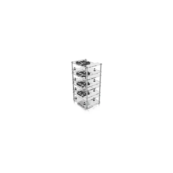 ICY BOX IB-RP406 Housing Transparent