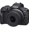 Canon EOS R100 + RF-S 18-45mm F4.5-6.3 IS STM + RF-S 55-200mm F5-7.1 IS STM Kit MILC 24.1 MP CMOS 6000 x 4000 pixels Black