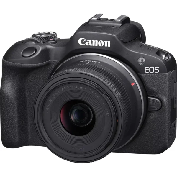 Canon EOS R100 + RF-S 18-45mm F4.5-6.3 IS STM + RF-S 55-200mm F5-7.1 IS STM Kit MILC 24.1 MP CMOS 6000 x 4000 pixels Black