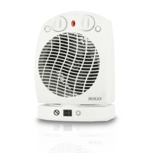 Sogo CAL-SS-18375 electric space heater Indoor White 2000 W Fan electric space heater