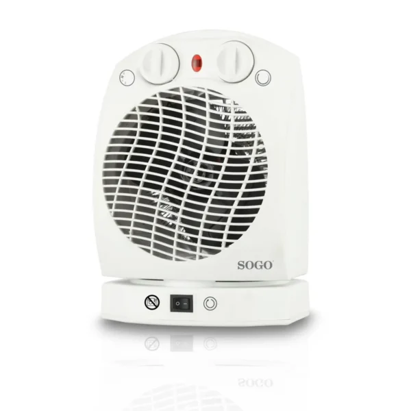 Sogo CAL-SS-18375 electric space heater Indoor White 2000 W Fan electric space heater