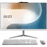MSI Modern AM242 12M-860FR Intel® Core™ i5 i5-1235U 60.5 cm (23.8″) 1920 x 1080 pixels All-in-One PC 8 GB DDR4-SDRAM 512 GB SSD Windows 11 Home Wi-Fi 6 (802.11ax) Black