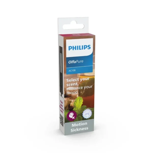 Philips OlfaPure LUMAC108BLKX1 Car Aroma Cartridge – Motion Sickness