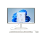 HP 22-dg0005na Intel® Core™ i3 i3-N300 54.6 cm (21.5″) 1920 x 1080 pixels All-in-One PC 8 GB DDR5-SDRAM 256 GB SSD Windows 11 Home Wi-Fi 6 (802.11ax) White