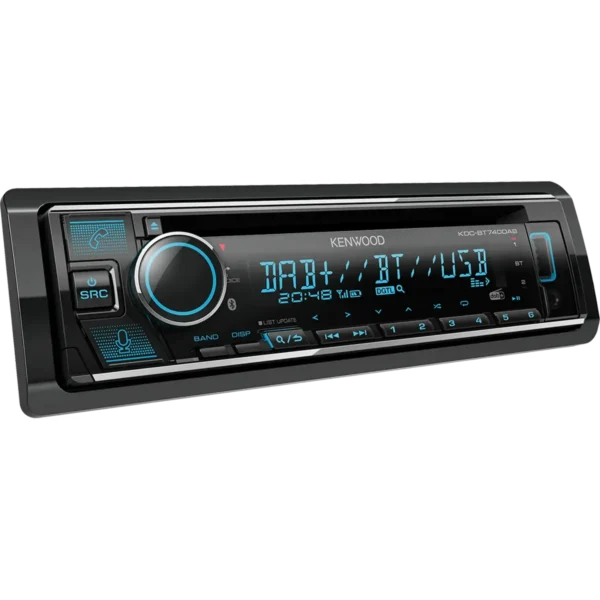 Kenwood KDC-BT740DAB car media receiver Black 50 W Bluetooth