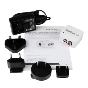StarTech.com Stereo RCA to SPDIF Digital Coaxial and Toslink Optical Audio Converter