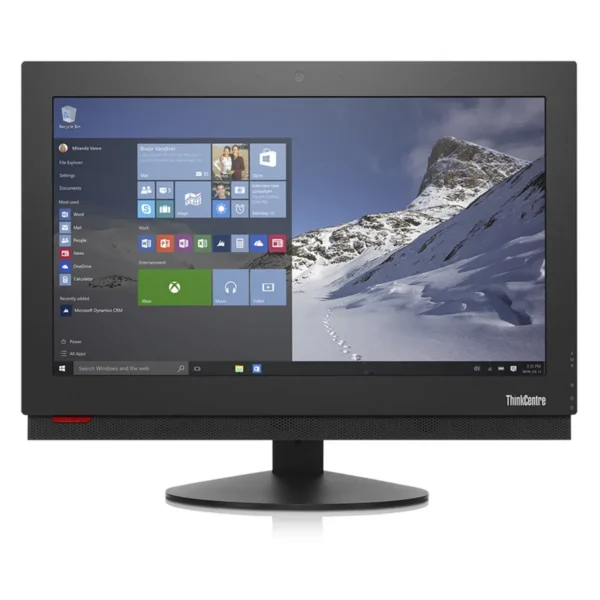 Lenovo ThinkCentre M700z Intel® Pentium® G4400T 50.8 cm (20″) 1600 x 900 pixels All-in-One PC 4 GB DDR4-SDRAM 500 GB HDD Windows 7 Professional Black