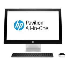 HP Pavilion 27-n120na Intel Pentium G G3260T 68.6 cm (27″) 1920 x 1080 pixels All-in-One PC 8 GB DDR3L-SDRAM 1 TB HDD AMD Radeon R7 A360 Windows 10 Home White