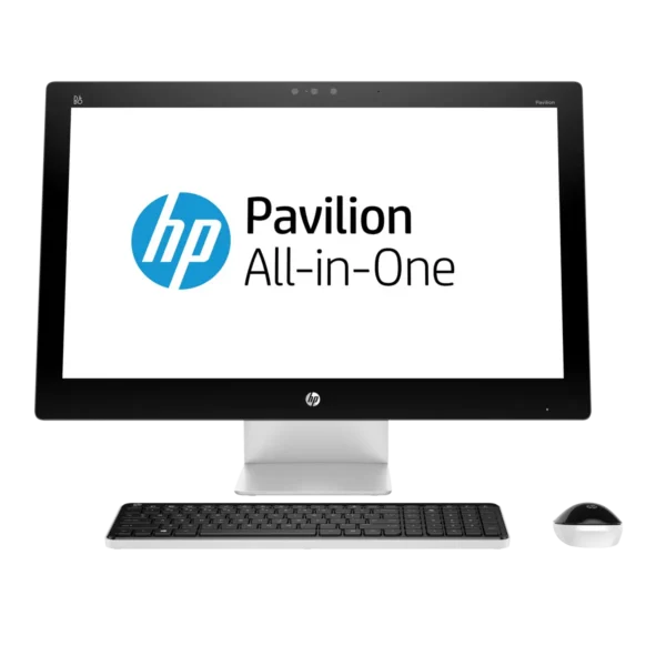 HP Pavilion 27-n120na Intel Pentium G G3260T 68.6 cm (27″) 1920 x 1080 pixels All-in-One PC 8 GB DDR3L-SDRAM 1 TB HDD AMD Radeon R7 A360 Windows 10 Home White
