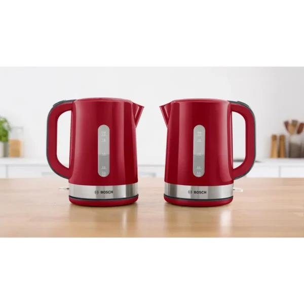 Bosch TWK6A514 electric kettle 1.7 L 2200 W Grey, Red