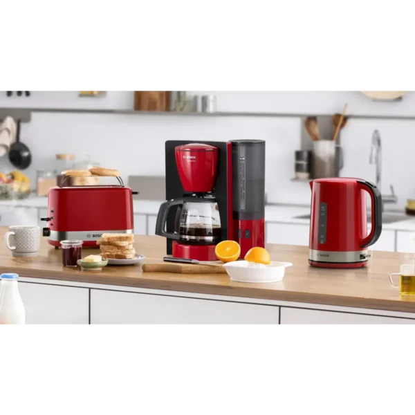 Bosch TWK6A514 electric kettle 1.7 L 2200 W Grey, Red