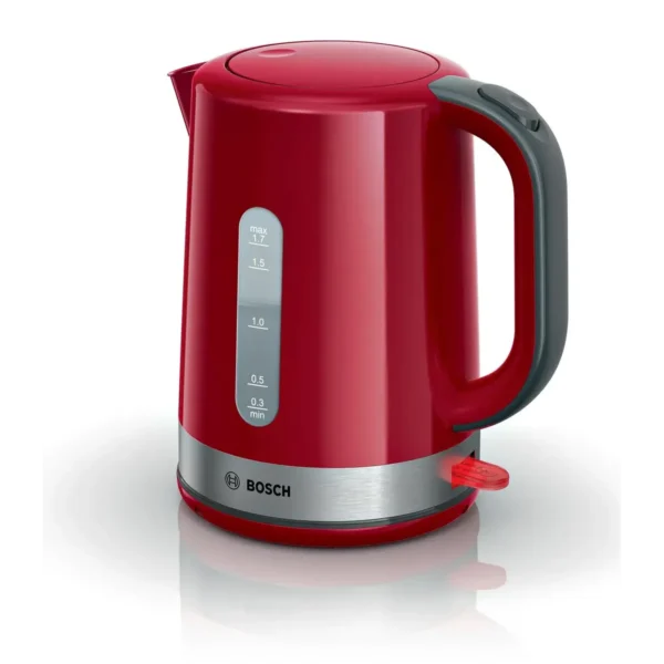 Bosch TWK6A514 electric kettle 1.7 L 2200 W Grey, Red