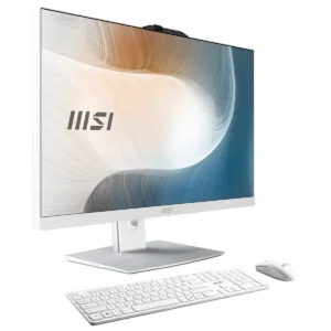 MSI Modern AM242TP 12M-408IT Intel® Core™ i5 i5-1240P 60.5 cm (23.8″) 1920 x 1080 pixels Touchscreen All-in-One PC 16 GB DDR4-SDRAM 512 GB SSD Windows 11 Pro Wi-Fi 6 (802.11ax) White