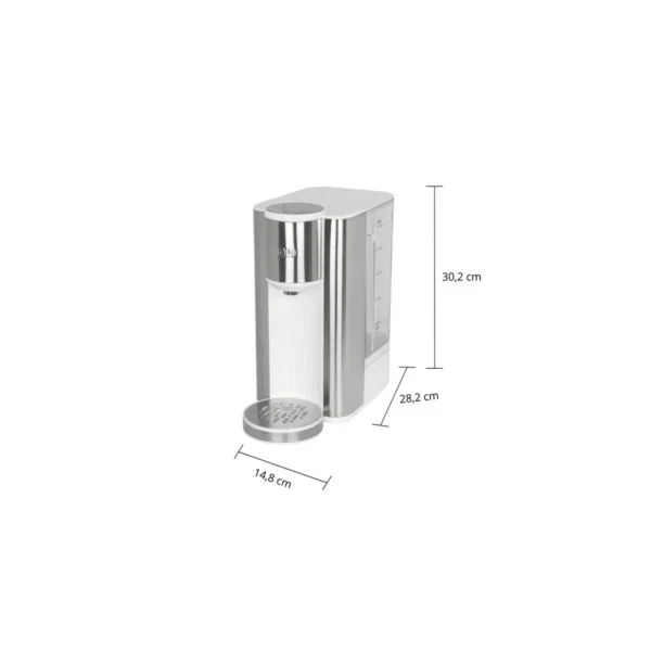 Unold Ava electric kettle 2.5 L 2600 W Silver, White