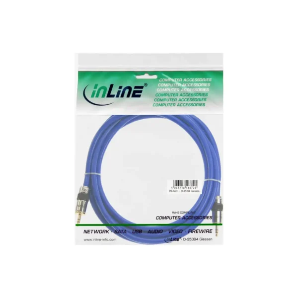 InLine Premium Audio Cable 3.5mm Stereo male / male 1m