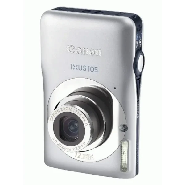 Canon IXUS 105 1/2.3″ Compact camera 12.1 MP CCD 4000 x 3000 pixels Silver