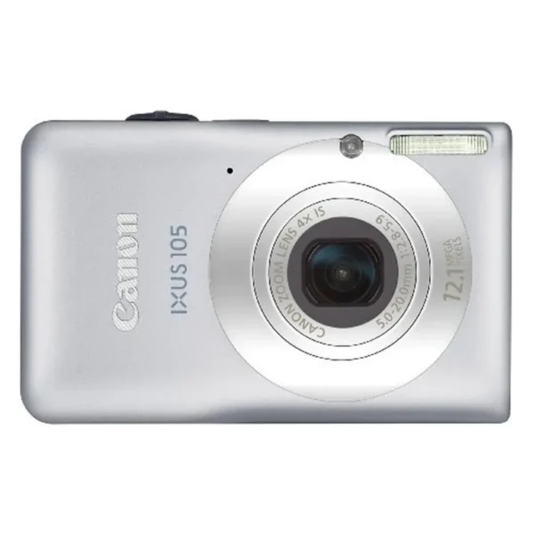 Canon IXUS 105 1/2.3″ Compact camera 12.1 MP CCD 4000 x 3000 pixels Silver