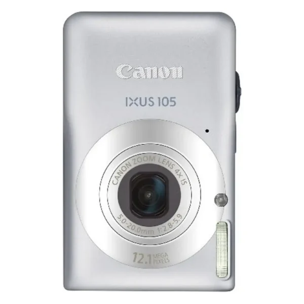 Canon IXUS 105 1/2.3″ Compact camera 12.1 MP CCD 4000 x 3000 pixels Silver