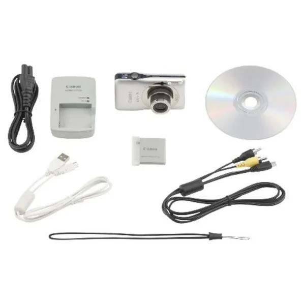 Canon IXUS 105 1/2.3″ Compact camera 12.1 MP CCD 4000 x 3000 pixels Silver