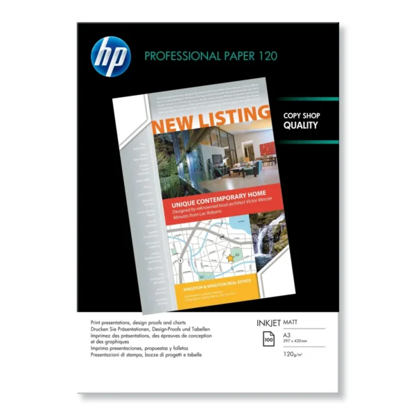 HP Q6593A printing paper A4 (210×297 mm) Matte 200 sheets White