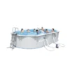 Bestway Hydrium Oval 6.10m x 3.60m x 1.20m, Grey/Blue